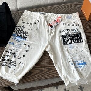 Smoke rise Jean shorts